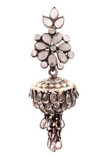Buy Sangeeta Boochra Silver Plated Stones Encrusted Earrings Online at Aza Fashions Buy_Sangeeta Boochra_Silver Plated Stones Encrusted Earrings _Online_at_Aza_Fashions