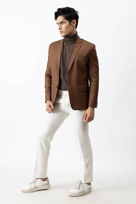 Kaka Calcutta Notch Collar Sports Blazer 