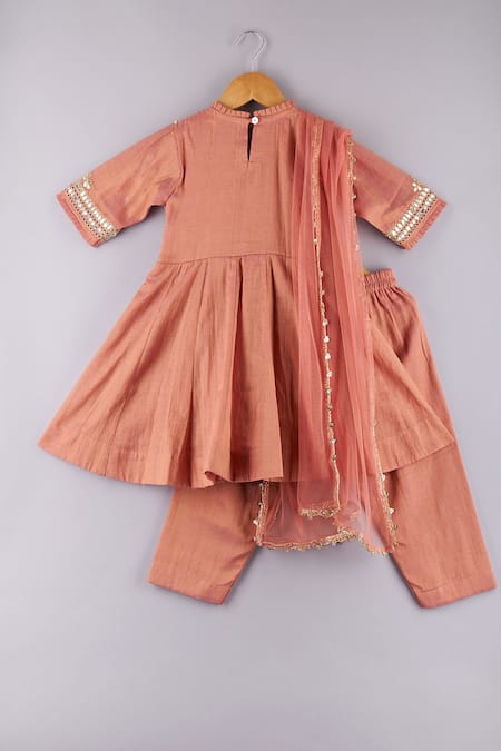 P & S CO Gota Work Anarkali Set 