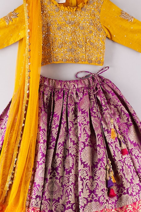 Kids Lehenga Blouse, Girls Lehenga Choli, Readymade Lehenga, Birthday  Outfits | eBay