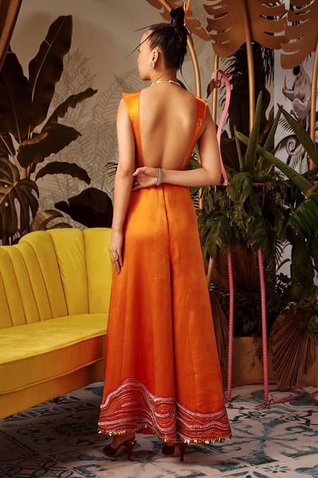 Payal & Zinal Placement Embroidered Jumpsuit 