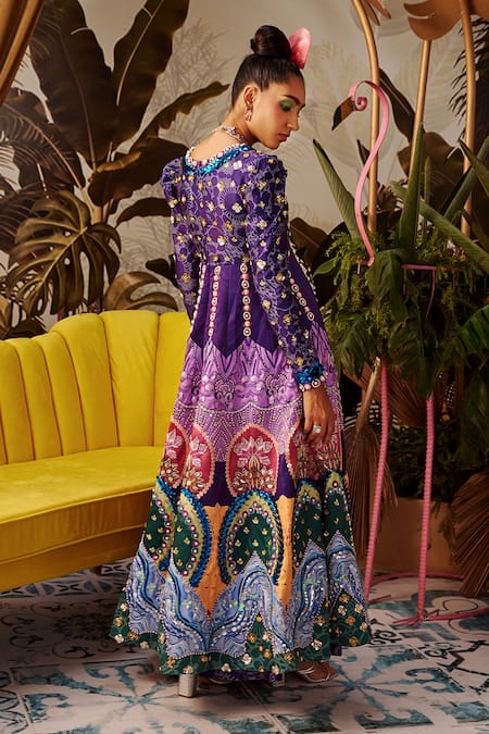 Payal & Zinal Embroidered Anarkali & Pant Set 