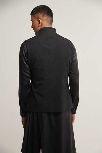 Dhruv Vaish Handloom Cotton Jawahar Jacket 