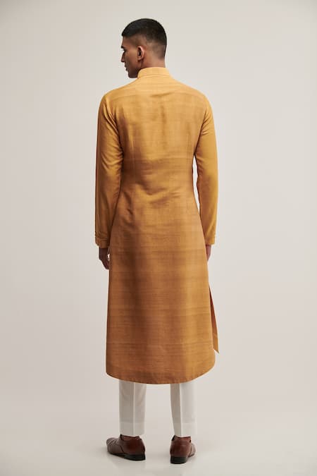 Dhruv Vaish Panelled Kurta Set 