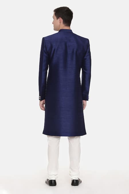 Mayank Modi - Men Embroidered Sherwani Set For Kids