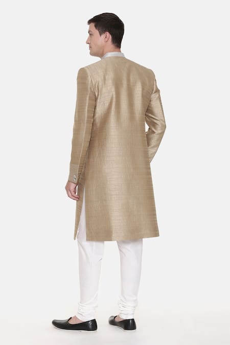 Mayank Modi - Men Embroidered Sherwani Set For Kids