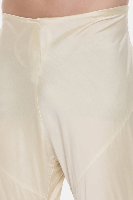 Mayank Modi - Men_Pink Silk Cotton Floral Kurta Set_at_Aza_Fashions