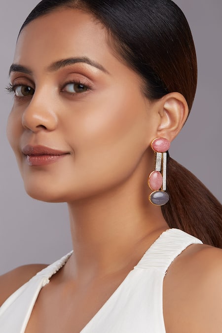 Beaded drop statement earrings with a boho vibe - Sundara Joon