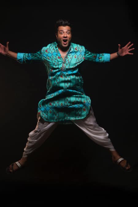 Punit Balana Floral Print Kurta Set 