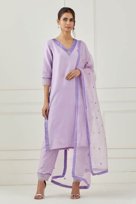 Label Nitika Chanderi Kurta Set 