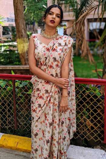 Buy Sangeeta Boochra Gold Plated Floral Motif Choker at Aza Fashions Buy_Sangeeta Boochra_Gold Plated Floral Motif Choker _at_Aza_Fashions