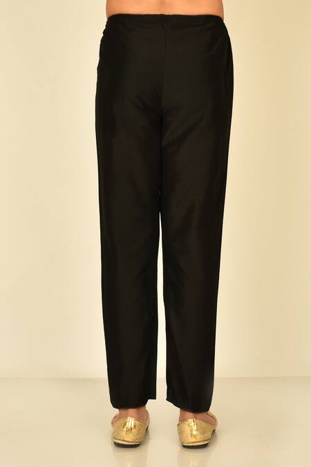 Arihant Rai Sinha_Orange , Silk, Satin Sequins Geometric Print Bundi And Kurta Set _at_Aza_Fashions