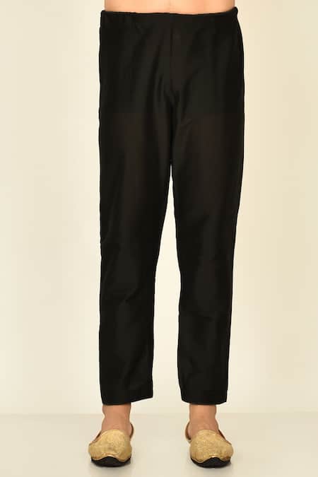 Buy Arihant Rai Sinha Black Cotton, Silk Sequins Floral Embroidered Sherwani Set Online at Aza Fashions Buy_Arihant Rai Sinha_Black Cotton, Silk Sequins Floral Embroidered Sherwani Set _Online_at_Aza_Fashions