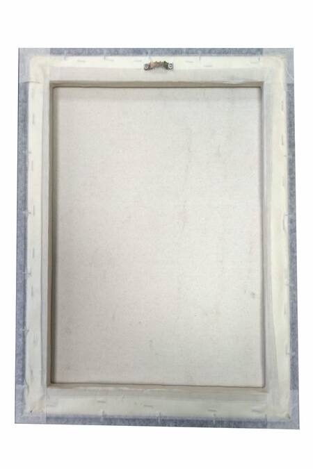 Shop_The Art House_Multi Color Canvas Digital Print Abstract Woman Painting_Online_at_Aza_Fashions