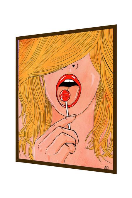 Buy_The Art House_Multi Color Canvas Digital Print Abstract Painting_Online_at_Aza_Fashions