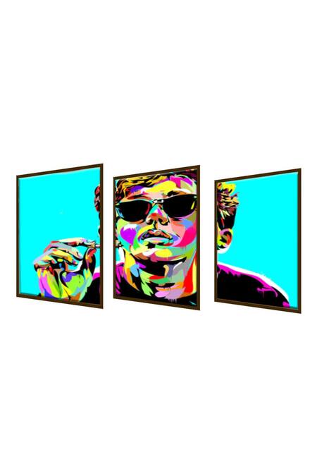 Buy_The Art House_Multi Color Canvas Digital Print Abstract Painting Set Of 3_Online_at_Aza_Fashions