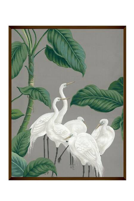 Shop The Art House Multi Color Canvas Digital Print Bird Painting at Aza Fashions Shop_The Art House_Multi Color Canvas Digital Print Bird Painting_at_Aza_Fashions