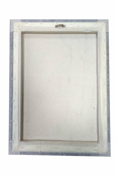 Shop_The Art House_Multi Color Canvas Digital Print Abstract Woman Figurine Painting_Online_at_Aza_Fashions