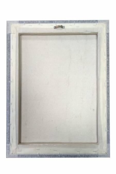 Shop_The Art House_Multi Color Canvas Digital Print Abstract Painting_Online_at_Aza_Fashions