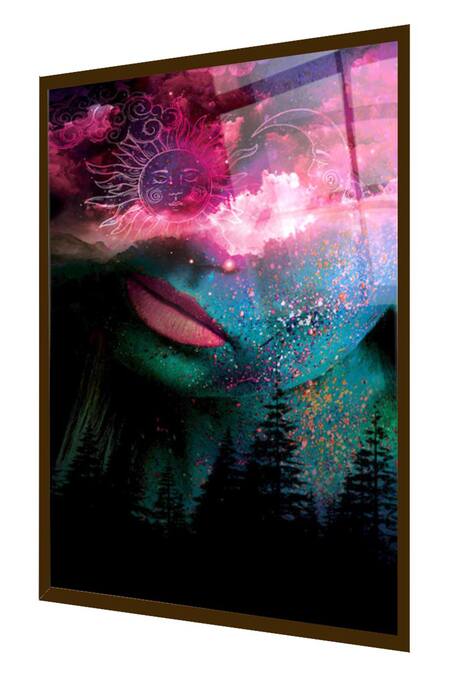 Buy_The Art House_Multi Color Canvas Digital Print Abstract Painting_Online_at_Aza_Fashions