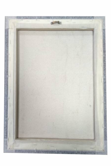 Shop_The Art House_Multi Color Canvas Handmade Goddess Painting_Online_at_Aza_Fashions