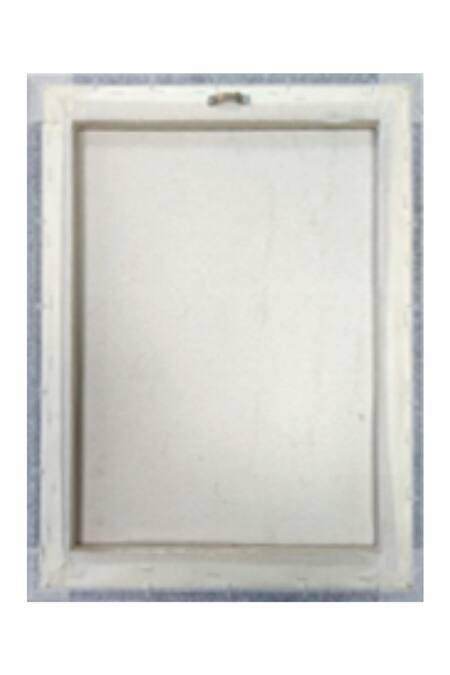 Shop_The Art House_Multi Color Canvas Handmade Cat Landscape Painting_Online_at_Aza_Fashions