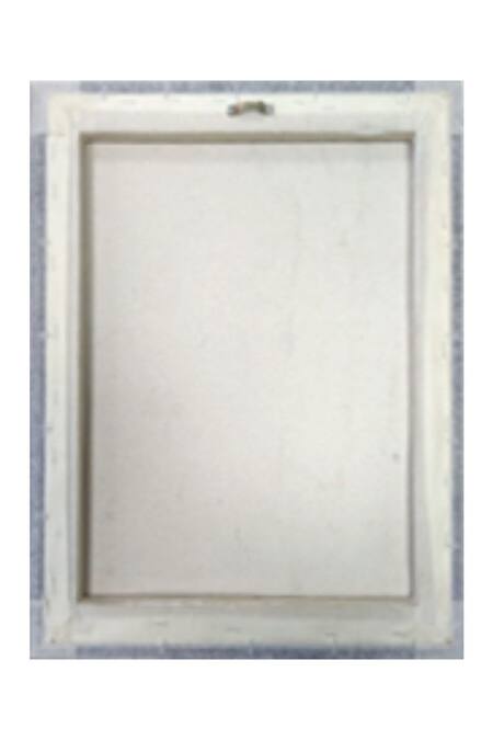 Shop_The Art House_Multi Color Canvas Handmade Yin Yang Textured Painting_Online_at_Aza_Fashions