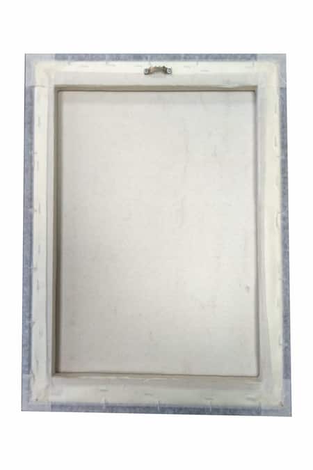 Shop_The Art House_Multi Color Canvas Handmade Abstract Painting_Online_at_Aza_Fashions