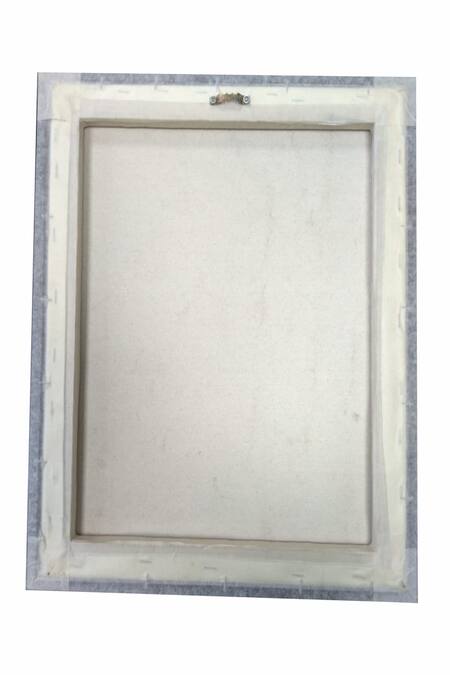 Shop_The Art House_Multi Color Canvas Handmade Abstract Human Painting_Online_at_Aza_Fashions