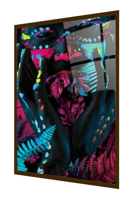 Buy The Art House Multi Color Canvas Handmade Abstract Face Painting Online at Aza Fashions Buy_The Art House_Multi Color Canvas Handmade Abstract Face Painting_Online_at_Aza_Fashions