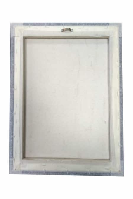 Shop_The Art House_Multi Color Canvas Handmade Abstract Underwater Painting_Online_at_Aza_Fashions