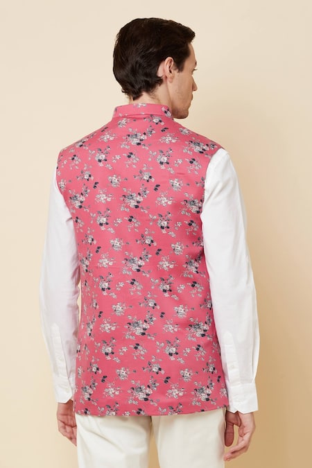 Spring Break Floral Print Bundi Jacket 