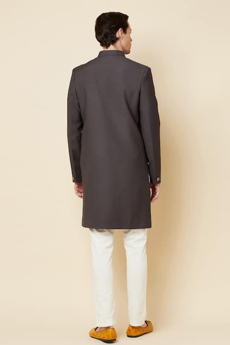 Spring Break Mandarin Collar Sherwani Set 