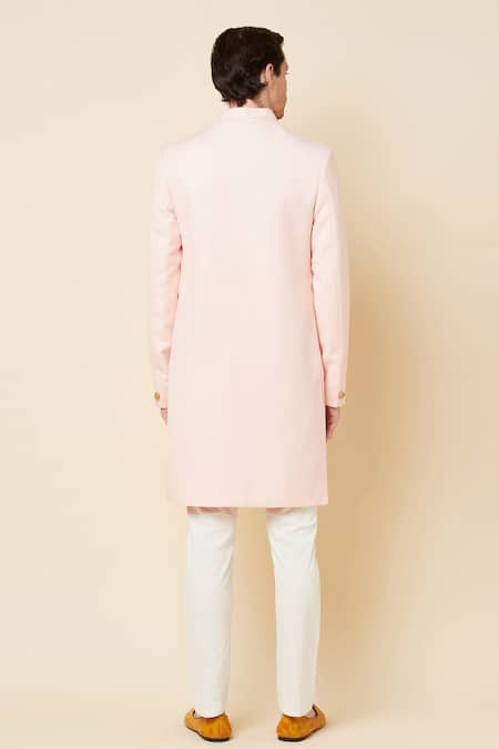 Spring Break Mandarin Collar Sherwani Set 