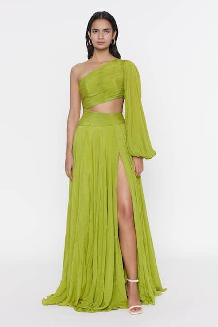 Deme by Gabriella One Shoulder Gown 