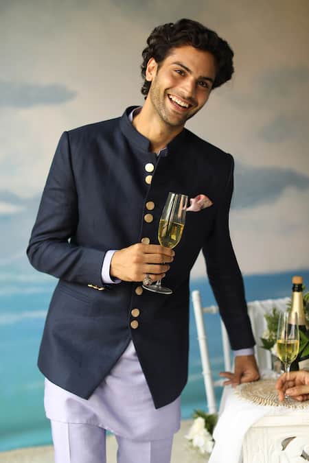 Philocaly Nakuru Linen Bandhgala 