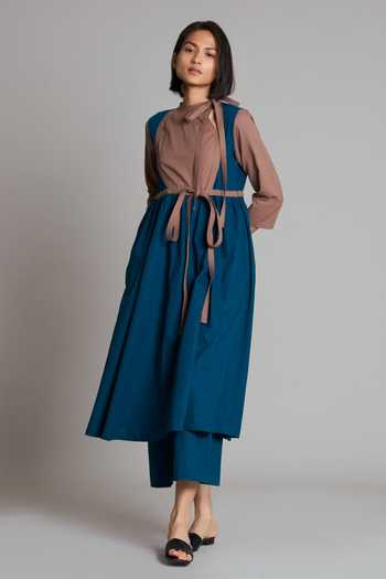 Batik Printed Taal Kosha Cotton Tunic & Straight Pant Set main image 0