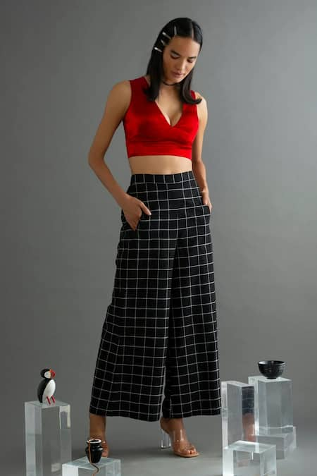 Aroka Vegan Mashru Crop Top 