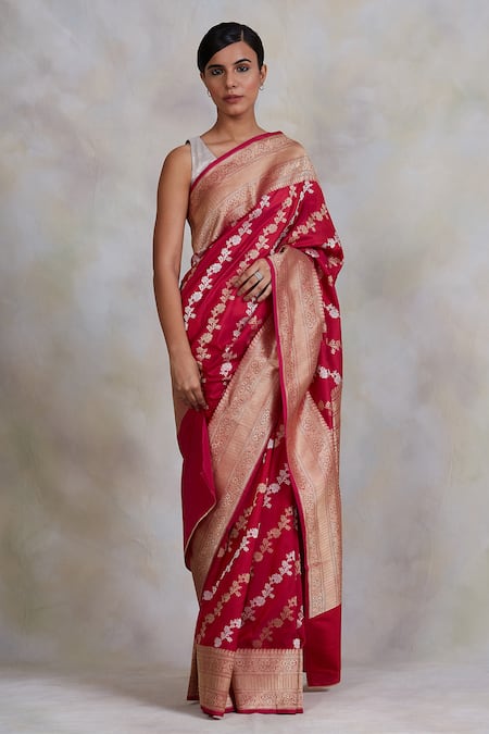 Priyanka Raajiv Deepal Banarasi Woven Saree 