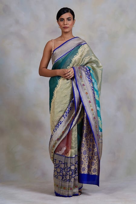 Priyanka Raajiv Iksha Banarasi Woven Saree 