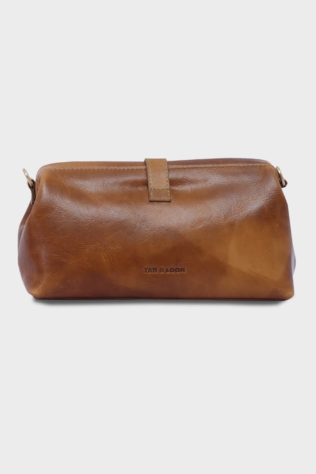 Shop Tan & Loom Brown Doctors Sling Bag at Aza Fashions Shop_Tan & Loom_Brown Doctors Sling Bag _at_Aza_Fashions
