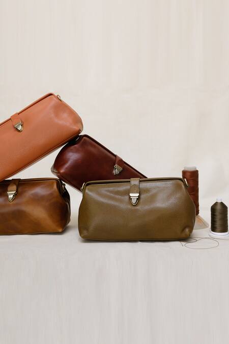 Buy Tan & Loom Brown Doctors Sling Bag Online at Aza Fashions Buy_Tan & Loom_Brown Doctors Sling Bag _Online_at_Aza_Fashions