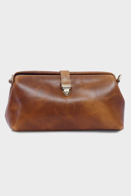 Shop Tan & Loom Brown Doctors Sling Bag Online at Aza Fashions Shop_Tan & Loom_Brown Doctors Sling Bag _Online_at_Aza_Fashions