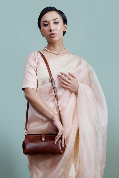 Tan & Loom_Brown Vintage Sling Bag _Online_at_Aza_Fashions