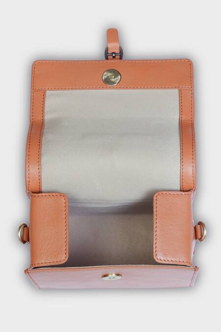 Shop Tan & Loom Peach Piccolo Box Bag Online at Aza Fashions Shop_Tan & Loom_Peach Piccolo Box Bag _Online_at_Aza_Fashions