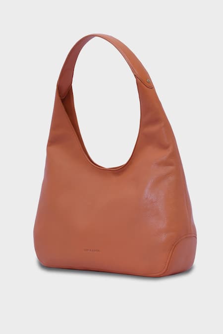 Tan & Loom Peach Hippies Hobo Bag Online at Aza Fashions Tan & Loom_Peach Hippies Hobo Bag _Online_at_Aza_Fashions