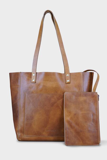 Buy Tan & Loom Brown Old Fashioned Tote Bag Online at Aza Fashions Buy_Tan & Loom_Brown Old Fashioned Tote Bag _Online_at_Aza_Fashions