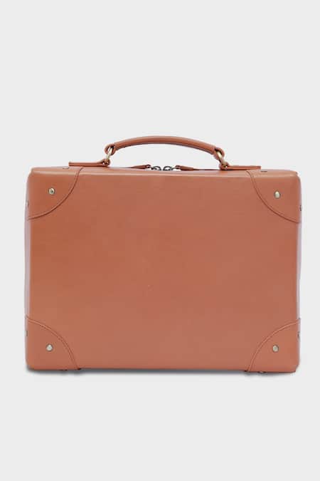 Shop Tan & Loom Peach Travellers Trunk Sling Bag at Aza Fashions Shop_Tan & Loom_Peach Travellers Trunk Sling Bag _at_Aza_Fashions