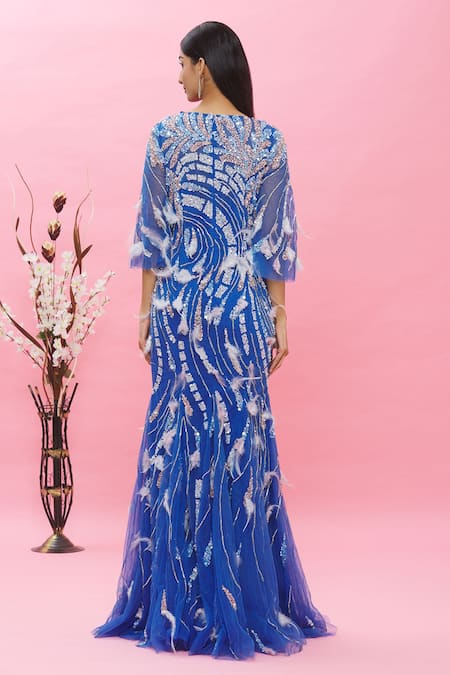 Ambrosia Sequin Embellished Gown 