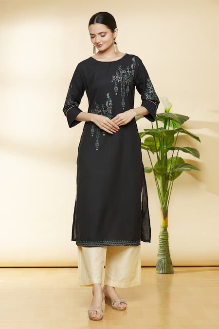 Samyukta Singhania Floral Print Kurta 